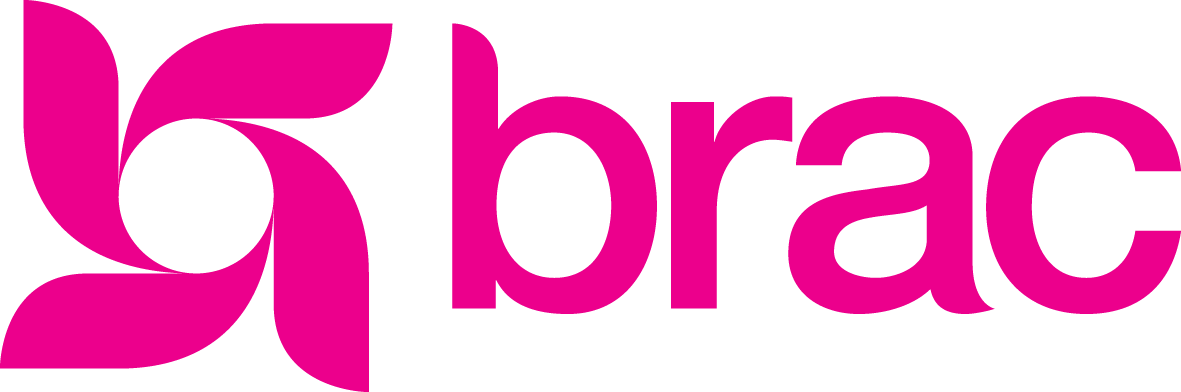 Pink pinwheel with letters b r a c